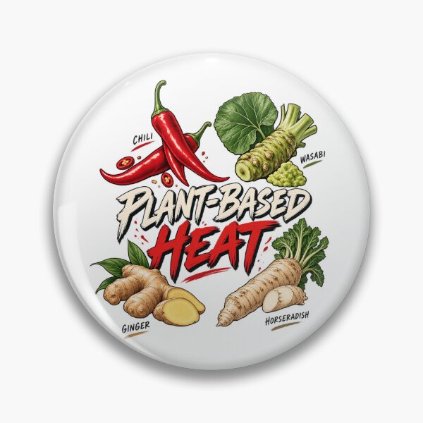 Item preview, Plant-Based Heat - Spicy Herbs & Chili Graphic designed and sold by NatureStyle555.