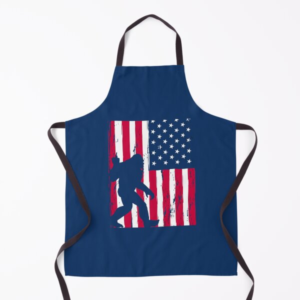 Item preview, Bigfoot Middle Finger American Flag Funny Sasquatch designed and sold by ZwoToopia.