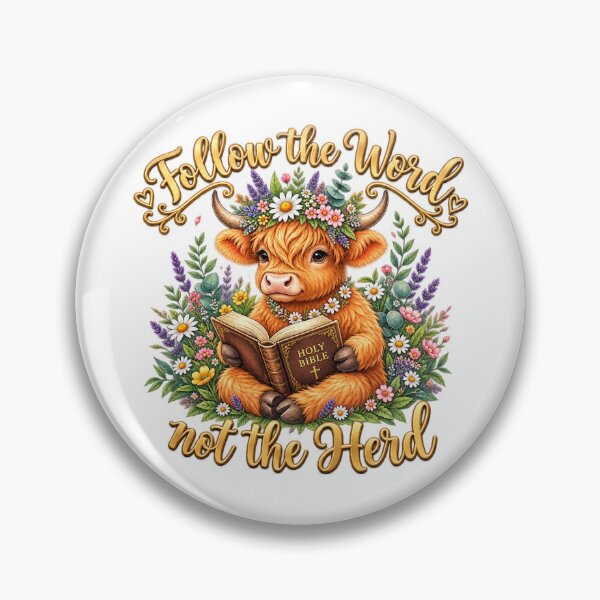 Item preview, Follow the Word not the Herd designed and sold by LizHumorComics.