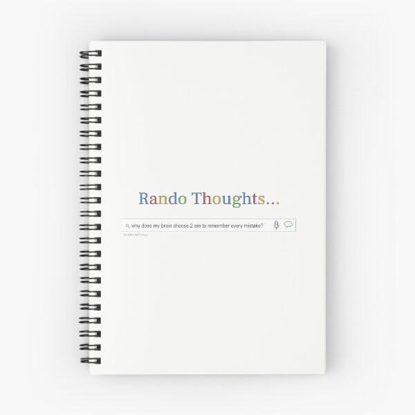 Item preview, Random Thoughts | 2am Thoughts designed and sold by JustAsmahDesign.