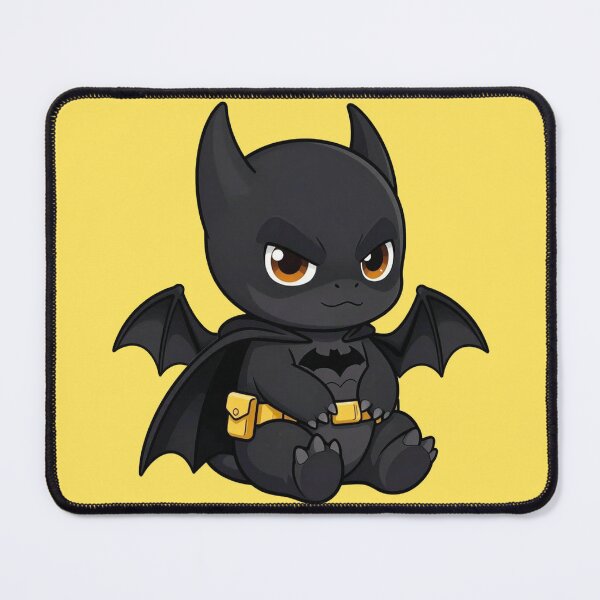 Item preview, Cute Chibi Black Dragon Bat Hero designed and sold by WildArtIT.