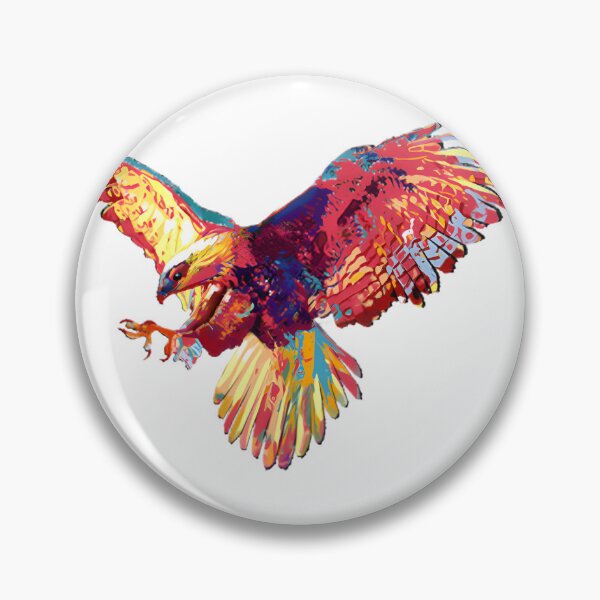 Item preview, Majestic Eagle Soaring Through The Sky Nature Wildlife Illustration | Perfect Gift For You And Friends designed and sold by hannieYAH.