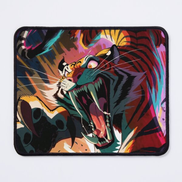 Item preview, The Tiger's Pounce and Neon Bounds designed and sold by SabaMirzique.