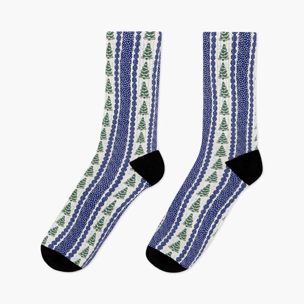 Item preview, Polish Pottery Snowy Pine Trees Winter Holiday Blue and Green designed and sold by KrisInStitches.