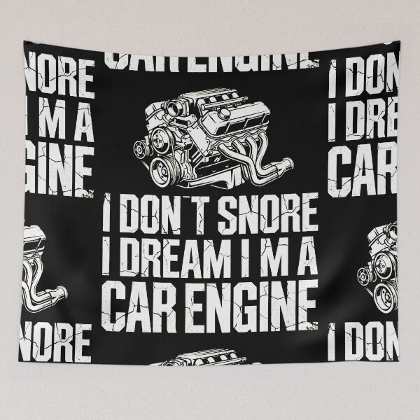 Item preview, I Don't Snore I Dream I'm a Car Engine designed and sold by Art-Max.