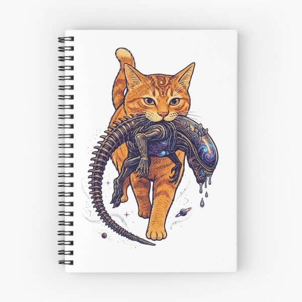 Item preview, Cat Carrying Alien T-Shirt, Funny Sci-Fi Cat Shirt, Xenomorph Orange Tabby Graphic Tee, Space Cat Lover Gift, Cute Alien Tabby Kitten Shirt, Retro Sci-Fi Apparel designed and sold by aladden.
