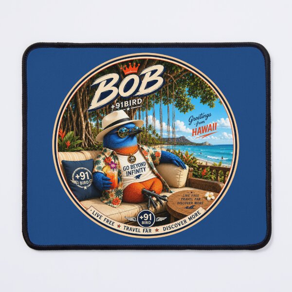 Item preview, BOB in Hawaii – Waikiki Aloha Life | +91BIR designed and sold by Plus91BIRD.