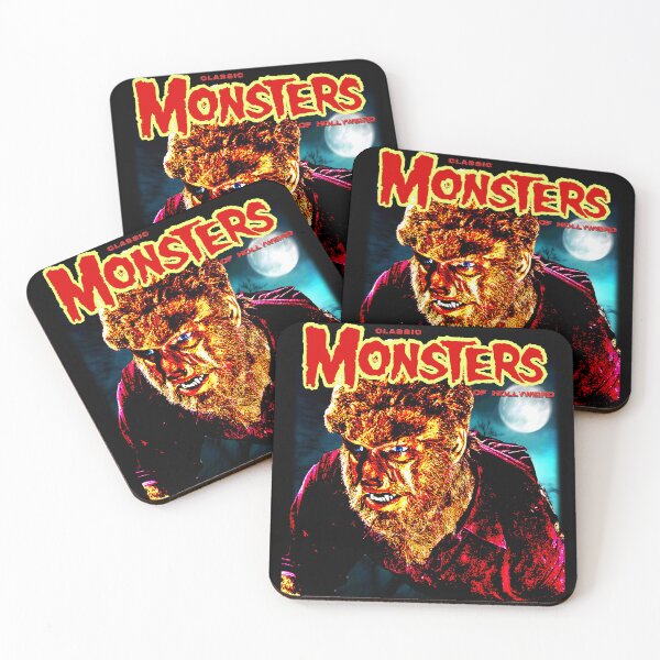 Item preview, Classic Monsters of Hollyweird Werewolf Wolfman Tribute designed and sold by 90snerd.
