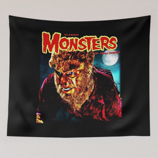 Item preview, Classic Monsters of Hollyweird Werewolf Wolfman Tribute designed and sold by 90snerd.