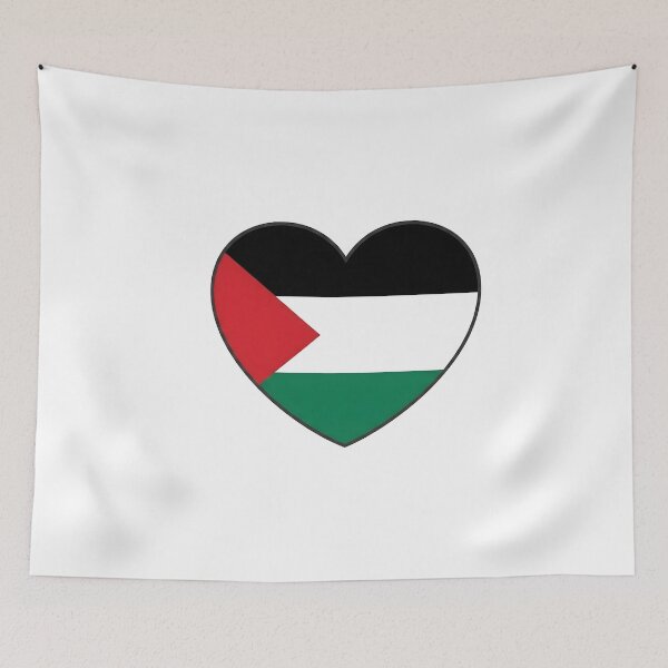 Item preview, Palestine heart designed and sold by Rockveil Co..