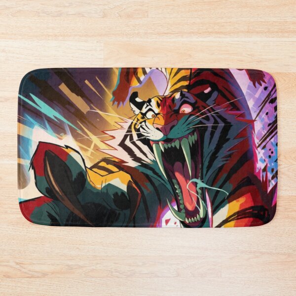 Item preview, The Tiger's Pounce and Neon Bounds (V2) designed and sold by SabaMirzique.