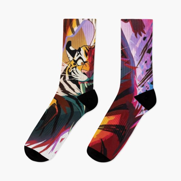 Item preview, The Tiger's Pounce and Neon Bounds (V2) designed and sold by SabaMirzique.