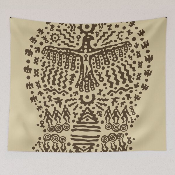 Item preview, Ancient Bird Spirit Unity Mandala designed and sold by RamyGallery.