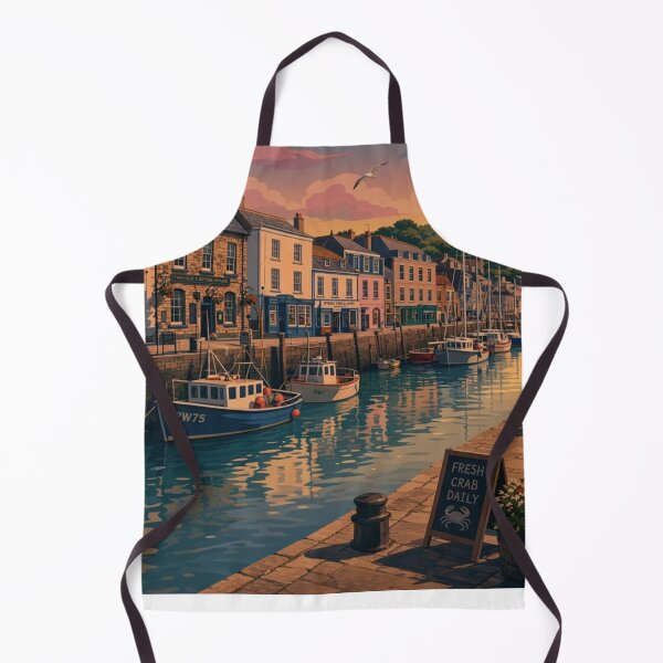 Item preview, Padstow Original Custom Vintage Poster Wall Art Design Pillow Gift designed and sold by Cool Robot Bro..