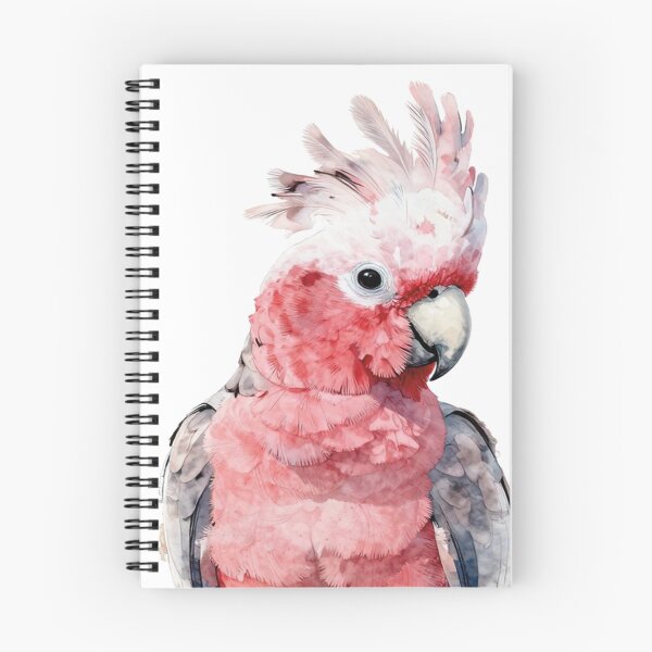 Item preview, Watercolor Pink Galah Cockatoo Exotic Bird designed and sold by WildArtIT.