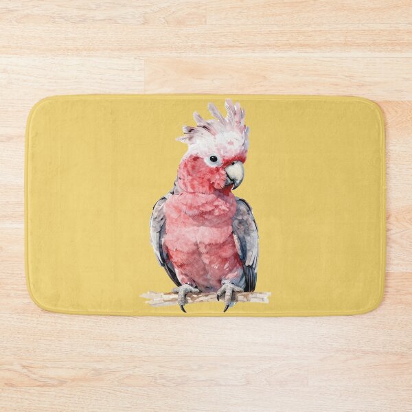 Item preview, Watercolor Pink Galah Cockatoo Exotic Bird designed and sold by WildArtIT.