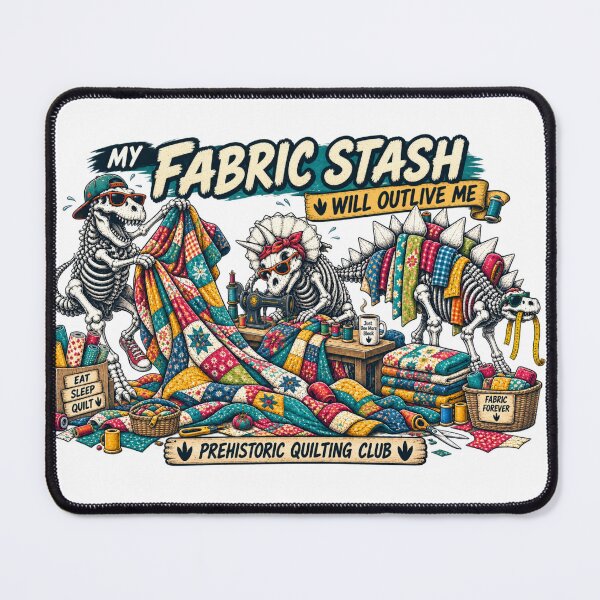 Item preview, My Fabric Stash Will Outlive Me – Funny Quilter Gift designed and sold by zhivago1980.