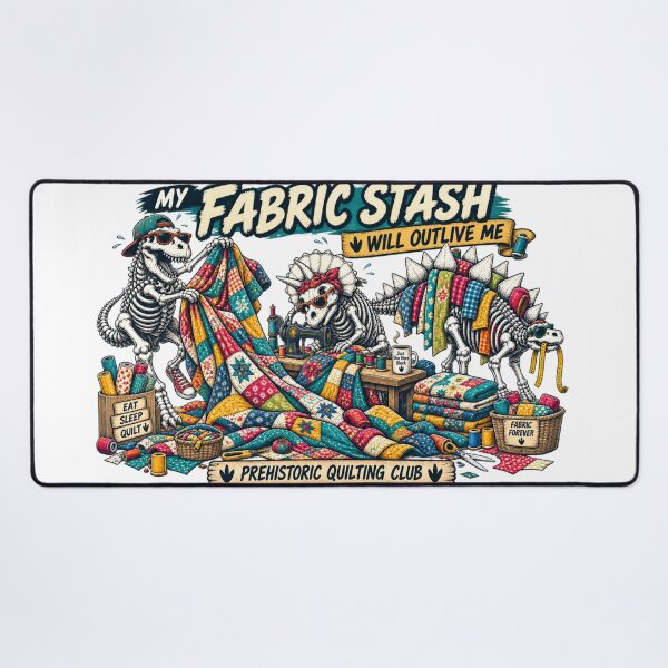 Item preview, My Fabric Stash Will Outlive Me – Funny Quilter Gift designed and sold by zhivago1980.