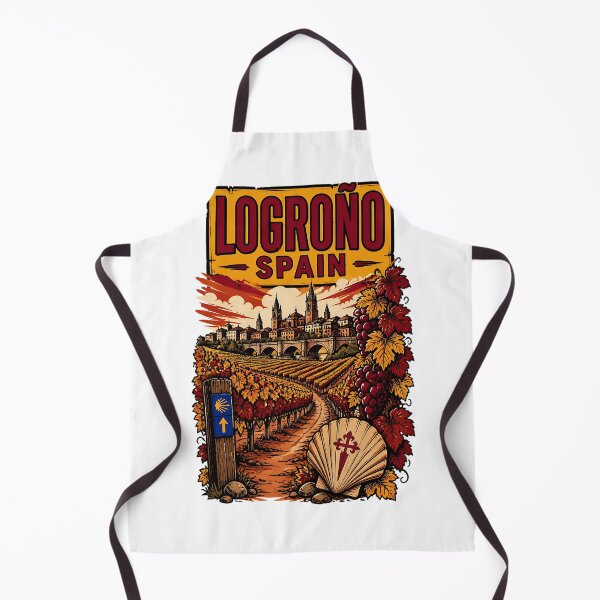 Item preview, Logroño Spain Vintage Travel Tourism designed and sold by TravelersGems.