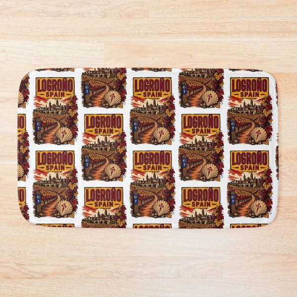 Item preview, Logroño Spain Vintage Travel Tourism designed and sold by TravelersGems.