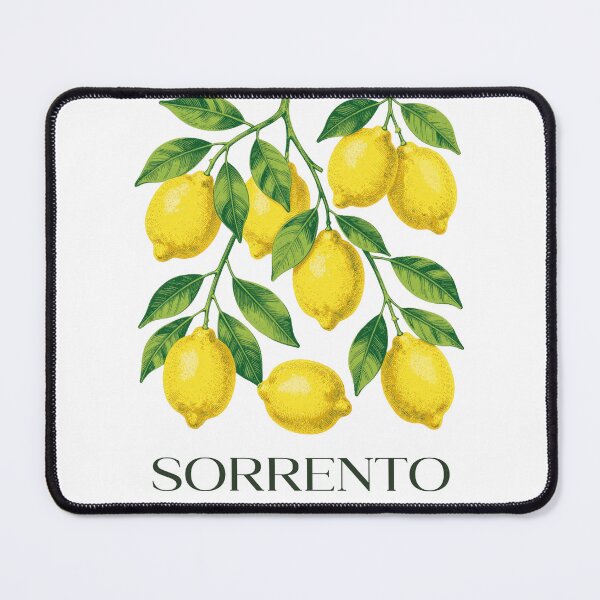 Item preview, Sorrento Italy Lemon Vintage Travel Poster designed and sold by WildArtIT.