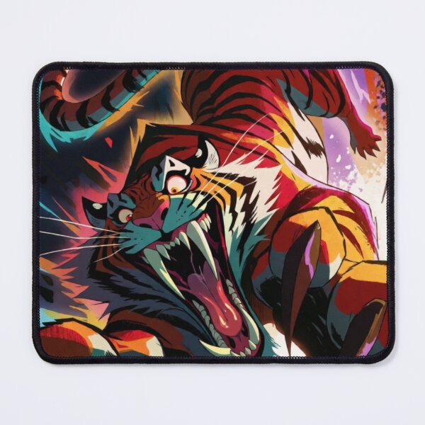 Item preview, The Tiger's Pounce and Neon Bounds (V3) designed and sold by SabaMirzique.