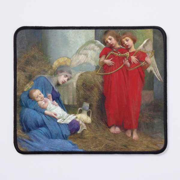 Item preview, Angels Entertaining the Holy Child - Marianne Stokes 1893 designed and sold by forgottenbeauty.