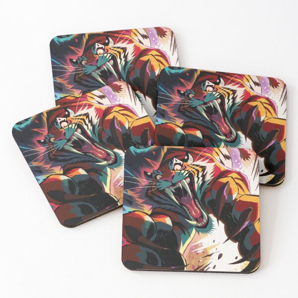 Item preview, The Tiger's Pounce and Neon Bounds (V3) designed and sold by SabaMirzique.