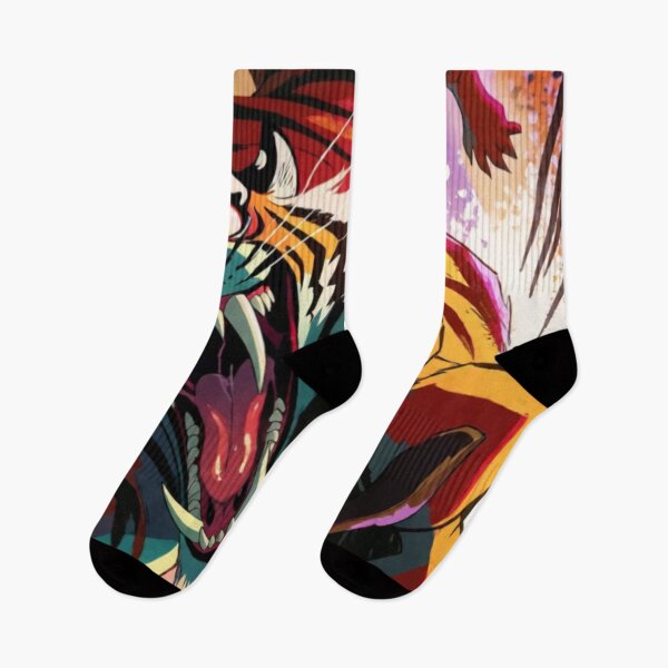 Item preview, The Tiger's Pounce and Neon Bounds (V3) designed and sold by SabaMirzique.