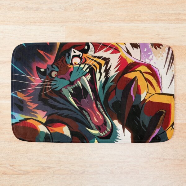 Item preview, The Tiger's Pounce and Neon Bounds (V3) designed and sold by SabaMirzique.