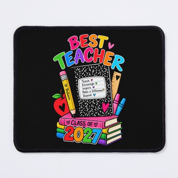 Item preview, best teacher ever class 2027 educate gift designed and sold by OCD_JESSICA.
