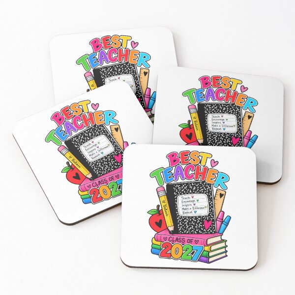 Item preview, best teacher ever class 2027 educate gift designed and sold by OCD_JESSICA.