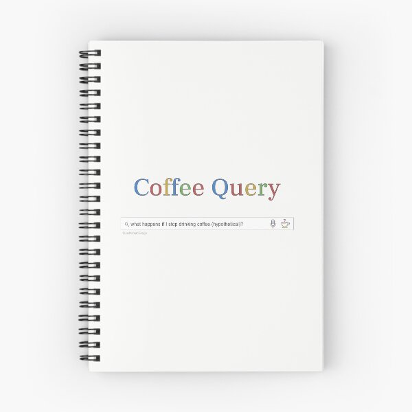 Item preview, Coffee Query Hypothetical Web Search designed and sold by JustAsmahDesign.