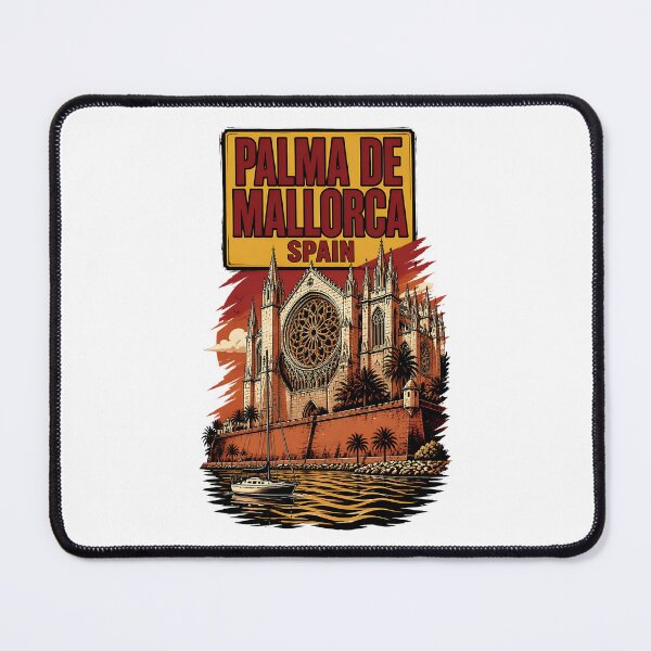 Item preview, Palma De Mallorca Spain Vintage Travel Tourism designed and sold by TravelersGems.
