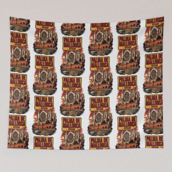 Item preview, Palma De Mallorca Spain Vintage Travel Tourism designed and sold by TravelersGems.