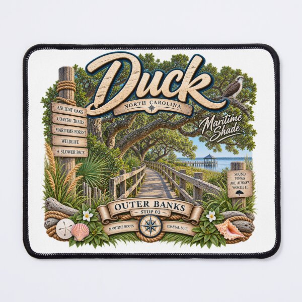 Item preview, Duck NC Maritime Forest Boardwalk designed and sold by The Coastal Route.