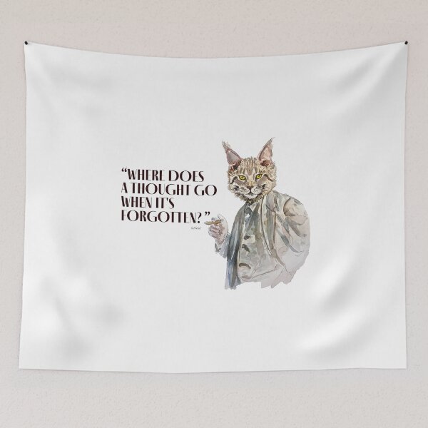 Item preview, Freud cat designed and sold by Qualali Studio.