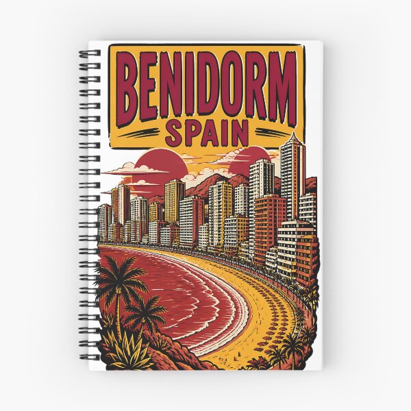 Item preview, Benidorm Spain Vintage Travel Tourism designed and sold by TravelersGems.