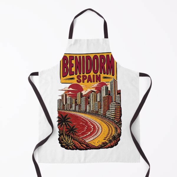 Item preview, Benidorm Spain Vintage Travel Tourism designed and sold by TravelersGems.