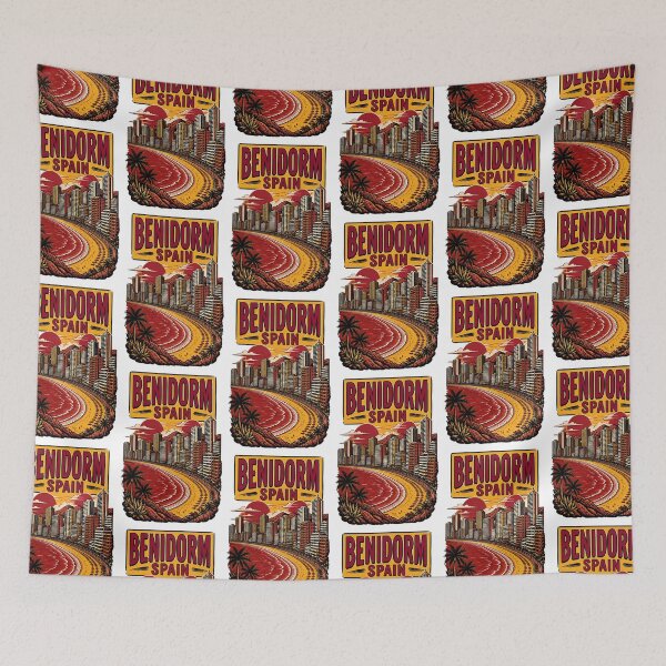 Item preview, Benidorm Spain Vintage Travel Tourism designed and sold by TravelersGems.