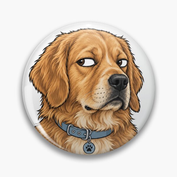 Item preview, My Dog Is Friendly Im The One Who Bites Golden Retriever designed and sold by SayMaria.