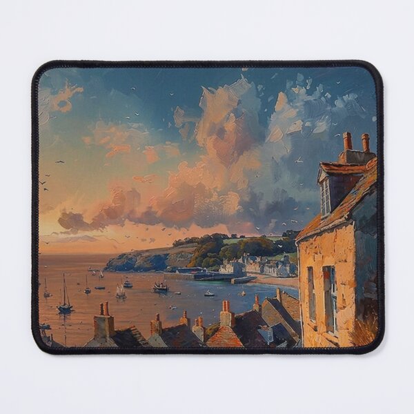 Item preview, St Austell Cornwall Original Custom Vintage Poster Wall Art Design Pillow Gift designed and sold by Cool Robot Bro..