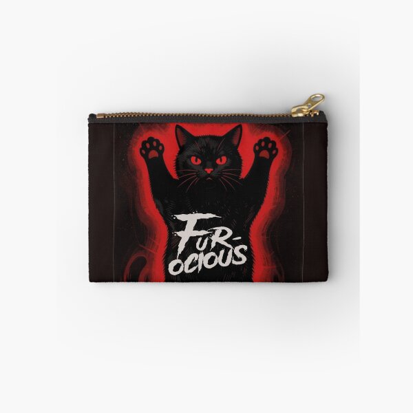 Item preview, Funny Fur-ocious Black Cat Spooky Aura designed and sold by WildArtIT.