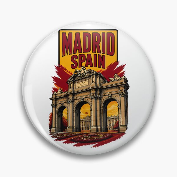 Item preview, Madrid Spain Vintage Travel Tourism designed and sold by TravelersGems.