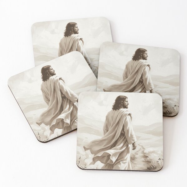 Item preview, Jesus Walking Spiritual Path Landscape ,Jesus Christ, Jesus , Lord Christ, Christian, Religious designed and sold by stylishdzign.