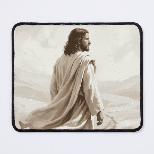 Item preview, Jesus Walking Spiritual Path Landscape ,Jesus Christ, Jesus , Lord Christ, Christian, Religious designed and sold by stylishdzign.