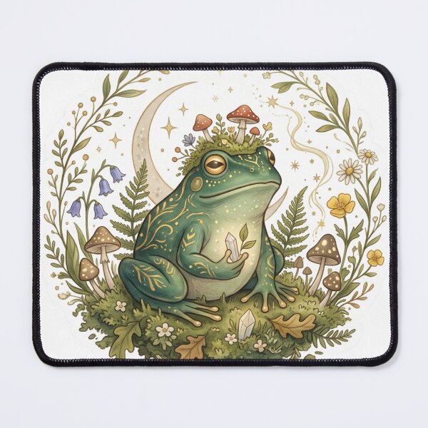 Item preview, Cottagecore Magic Frog Aesthetic Cottage Witch designed and sold by segathi.