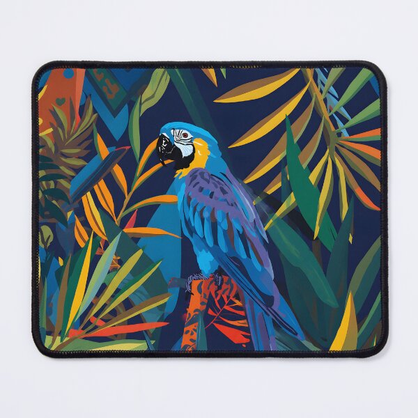 Item preview, Blue Macaw of the Amazon – Tropical Amazonian Art designed and sold by BrazilArtShop.