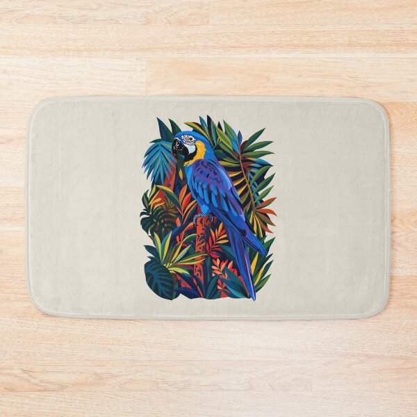Item preview, Blue Macaw of the Amazon – Tropical Amazonian Art designed and sold by BrazilArtShop.