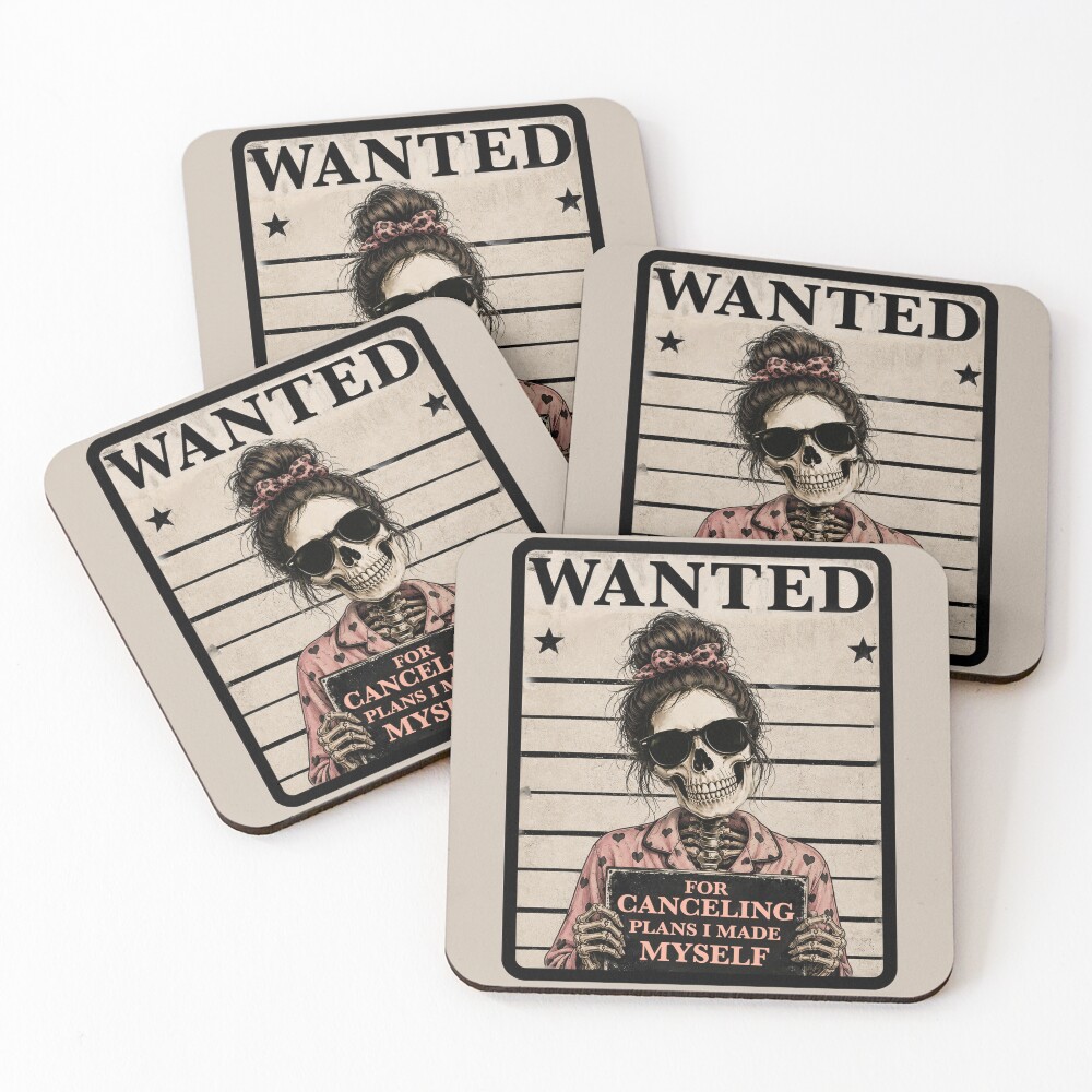 Item preview, Coasters (Set of 4) designed and sold by InkyGenies.